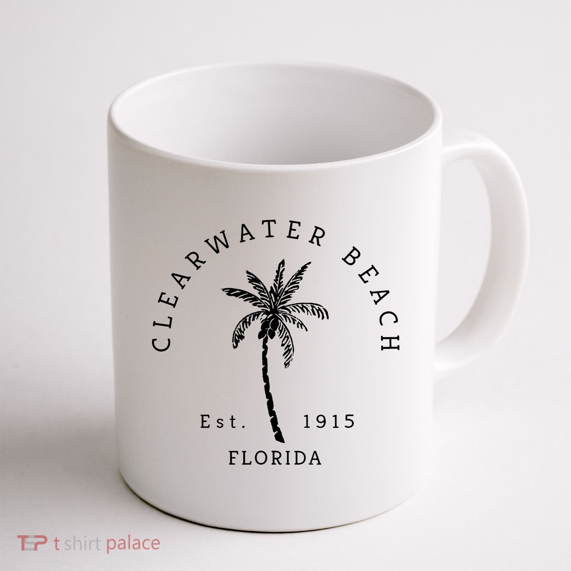 Retro Cool Clearwater Beach Original Florida Beaches Coffee Mug