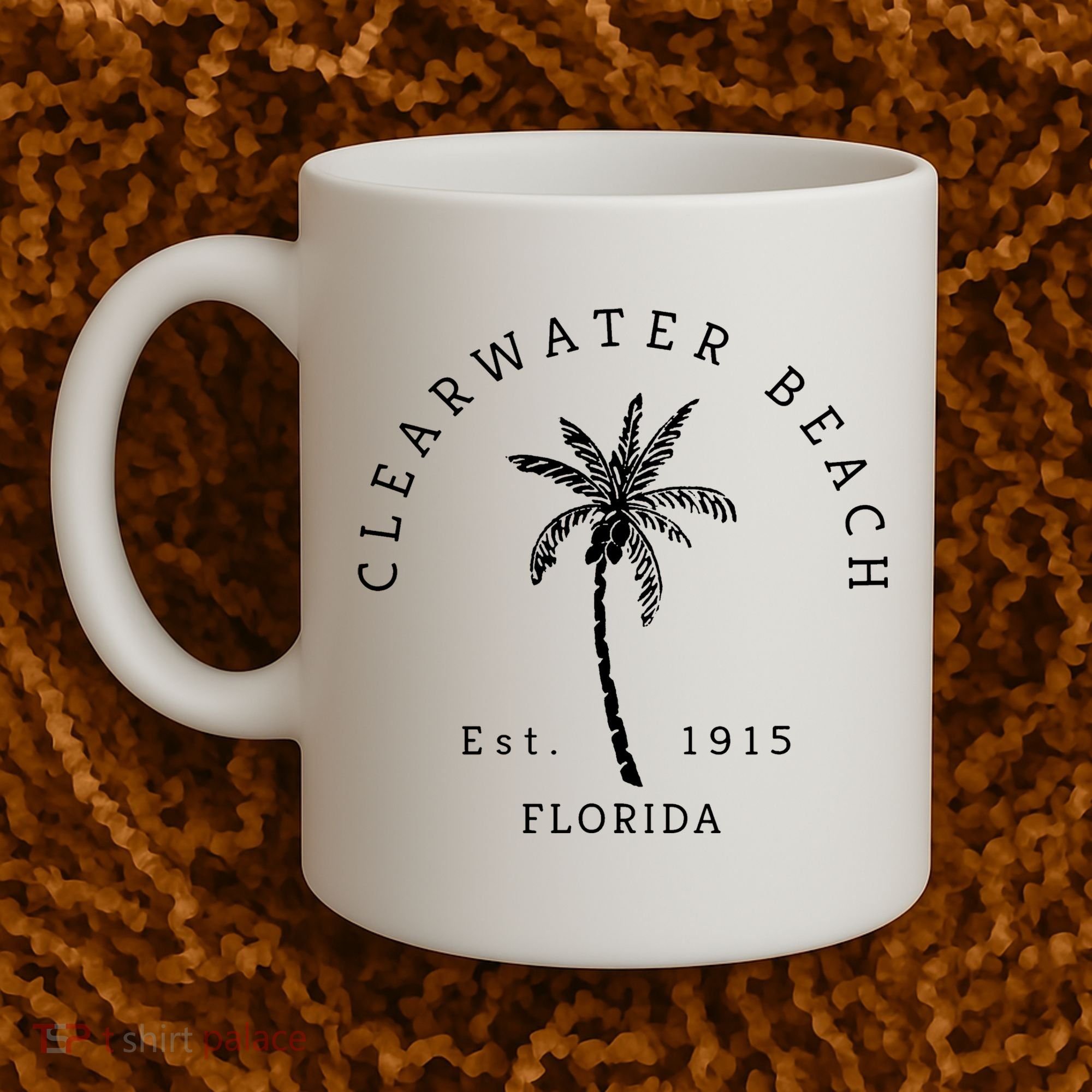 Retro Cool Clearwater Beach Original Florida Beaches Coffee Mug