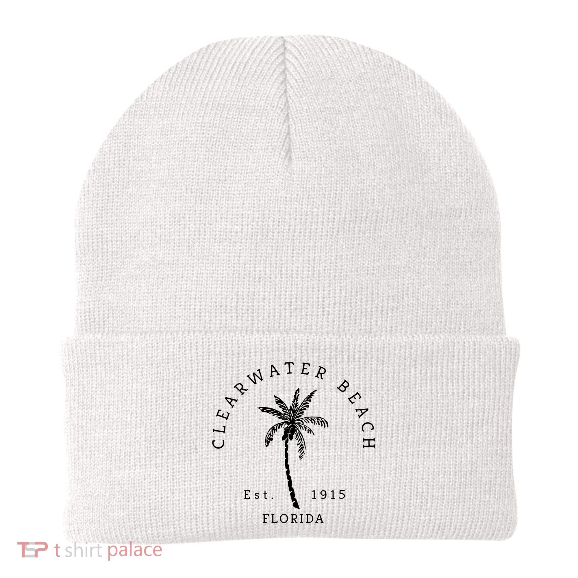 Retro Cool Clearwater Beach Original Florida Beaches Beanie