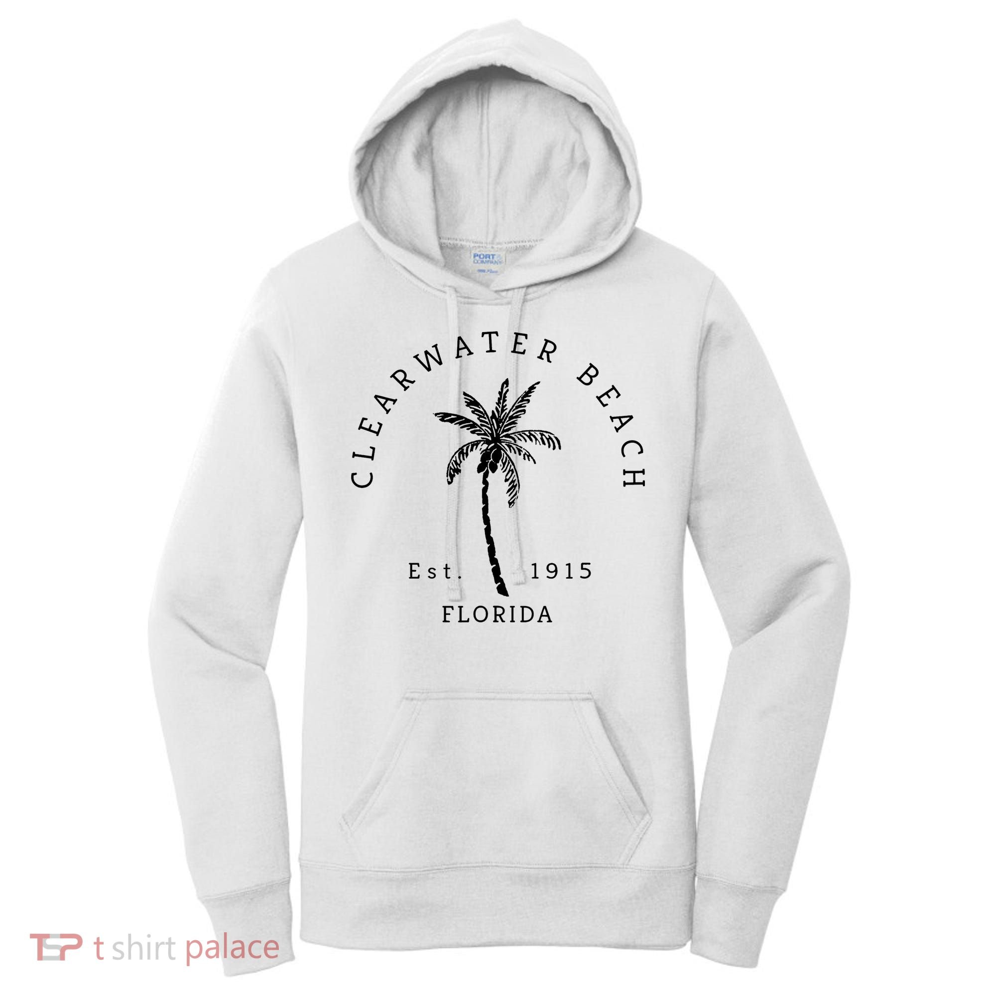 Retro Cool Clearwater Beach Original Florida Beaches Women's Hoodie