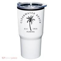 Retro Cool Clearwater Beach Original Florida Beaches Tumbler thumb 0
