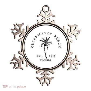 Retro Cool Clearwater Beach Original Florida Beaches Ornament