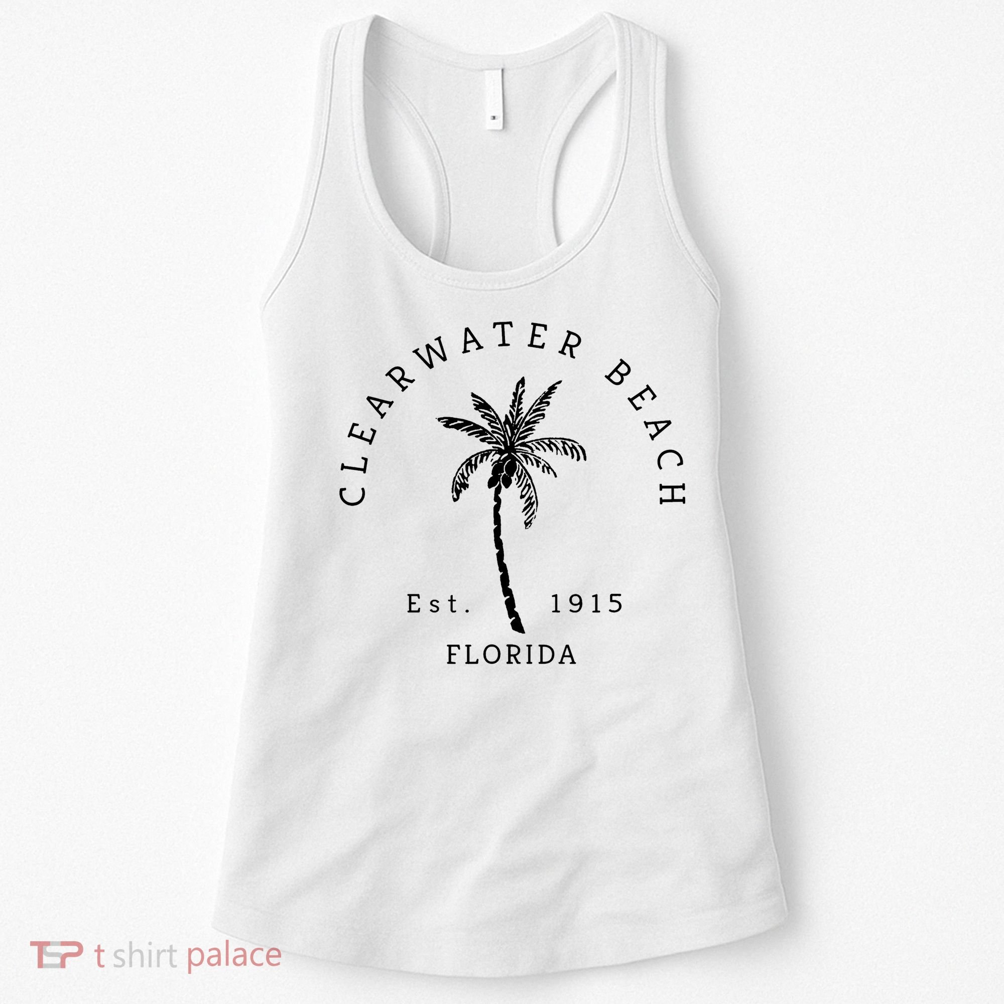 Retro Cool Clearwater Beach Original Florida Beaches Women's Tank Top