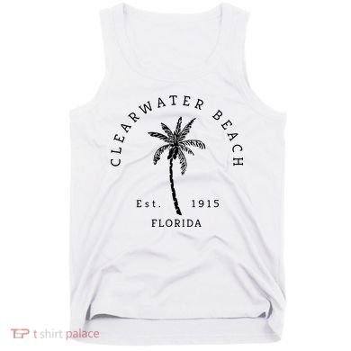 Retro Cool Clearwater Beach Original Florida Beaches Tank Top