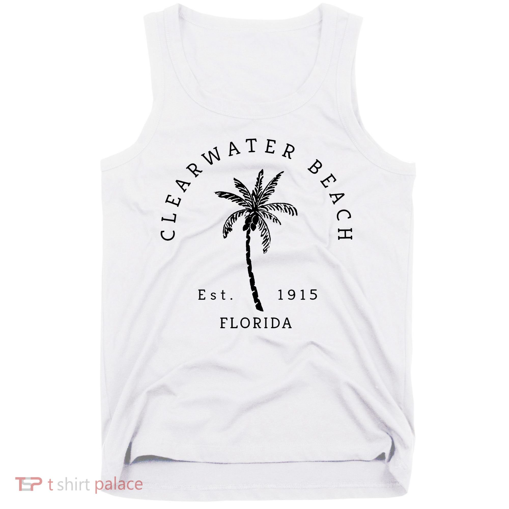 Retro Cool Clearwater Beach Original Florida Beaches Tank Top