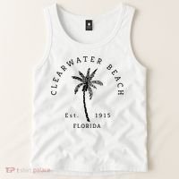 Retro Cool Clearwater Beach Original Florida Beaches Tank Top thumb 2