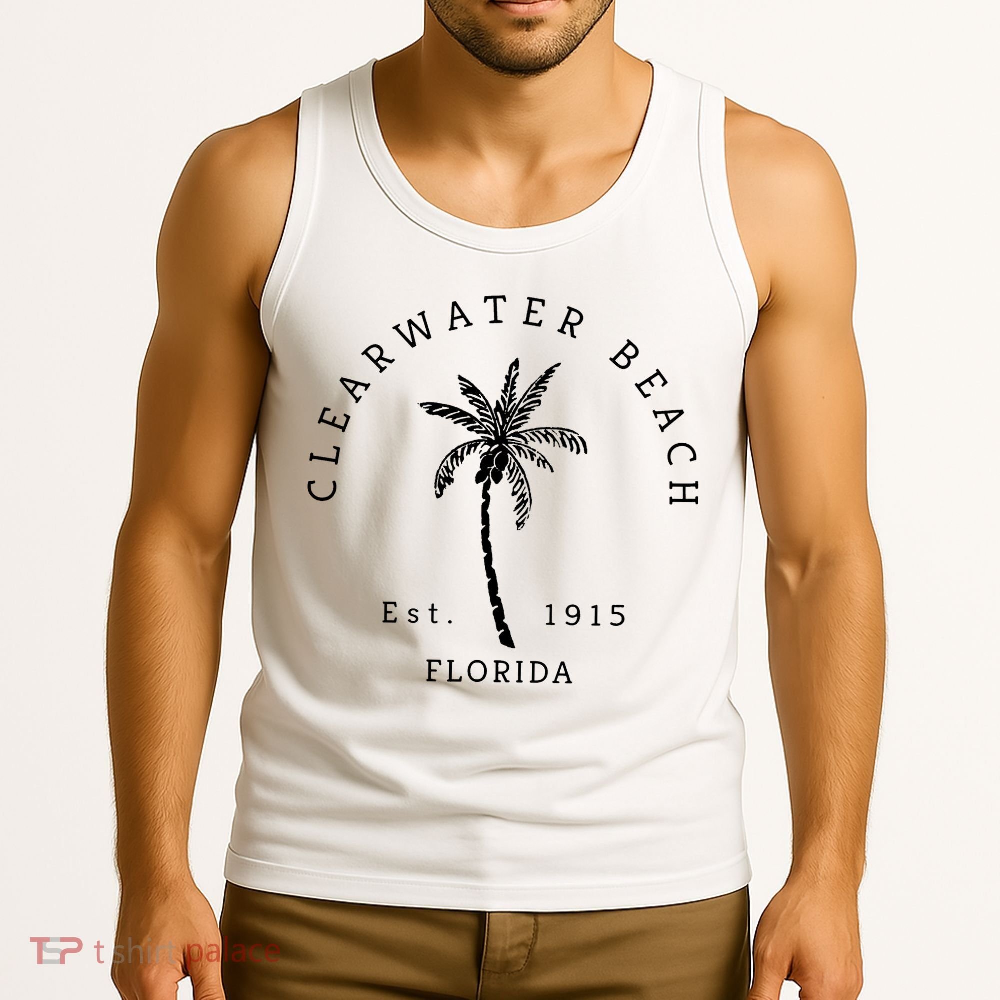 Retro Cool Clearwater Beach Original Florida Beaches Tank Top