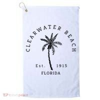 Retro Cool Clearwater Beach Original Florida Beaches Golf Towel thumb 0