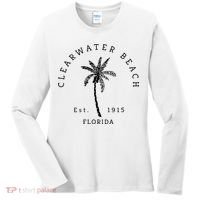 Retro Cool Clearwater Beach Original Florida Beaches Women's Long Sleeve Shirt thumb 0