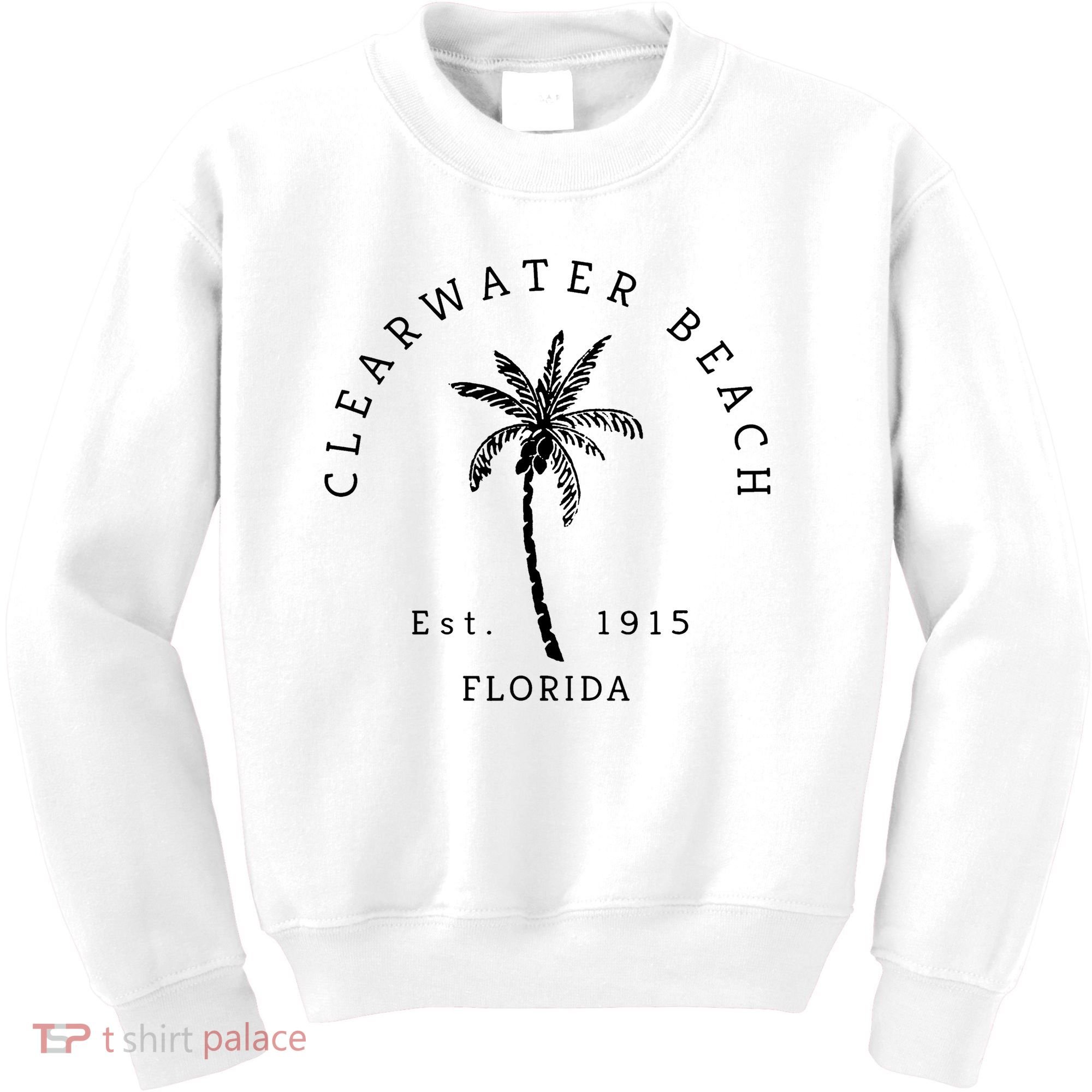 Retro Cool Clearwater Beach Original Florida Beaches Kids Sweatshirt