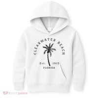 Retro Cool Clearwater Beach Original Florida Beaches Kids Hoodie thumb 0