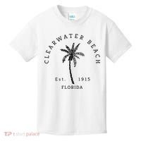 Retro Cool Clearwater Beach Original Florida Beaches Kids T-Shirt thumb 0