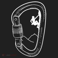 Rock Climbing Carabiner Mountain Tee Climber Gift Tumbler thumb 3