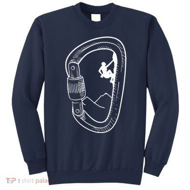 Rock Climbing Carabiner Mountain Tee Climber Gift Sweatshirt