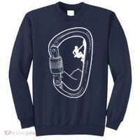 Rock Climbing Carabiner Mountain Tee Climber Gift Sweatshirt thumb 0