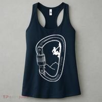 Rock Climbing Carabiner Mountain Tee Climber Gift Women's Tank Top thumb 3