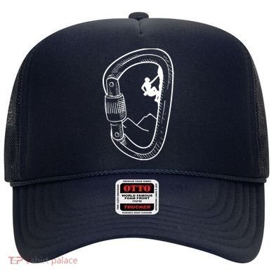 Rock Climbing Carabiner Mountain Tee Climber Gift Hat