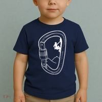 Rock Climbing Carabiner Mountain Tee Climber Gift Toddler T-Shirt thumb 2