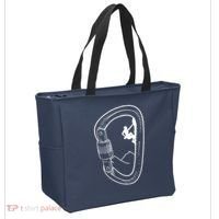 Rock Climbing Carabiner Mountain Tee Climber Gift Tote Bag thumb 2