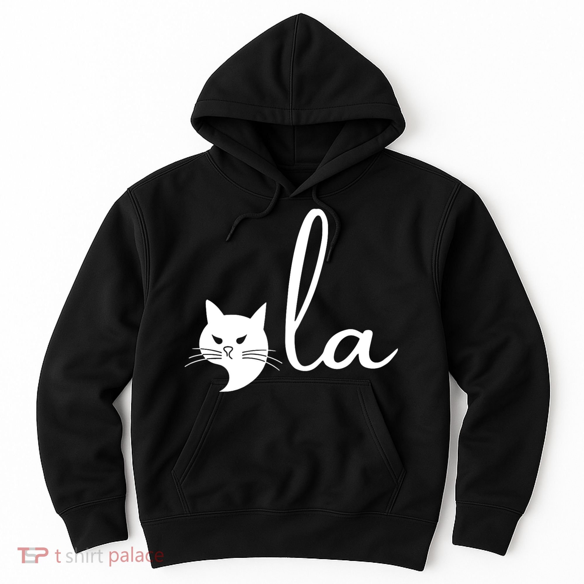 Retro Cat Comma La Kamala Harris For President 2024 Election Hoodie