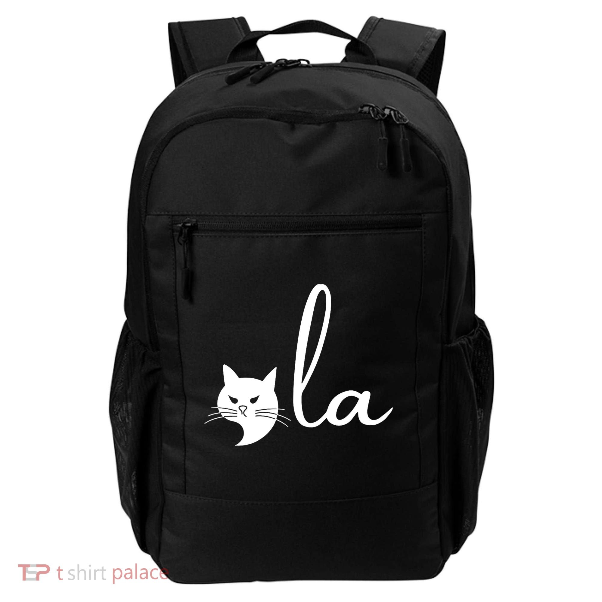 Retro Cat Comma La Kamala Harris For President 2024 Election Backpack