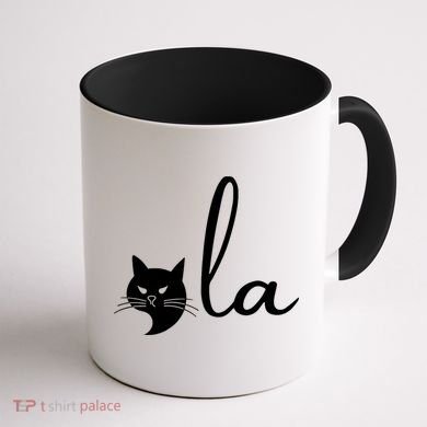 Retro Cat Comma La Kamala Harris For President 2024 Election Coffee Mug back