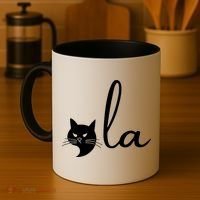 Retro Cat Comma La Kamala Harris For President 2024 Election Coffee Mug thumb 4