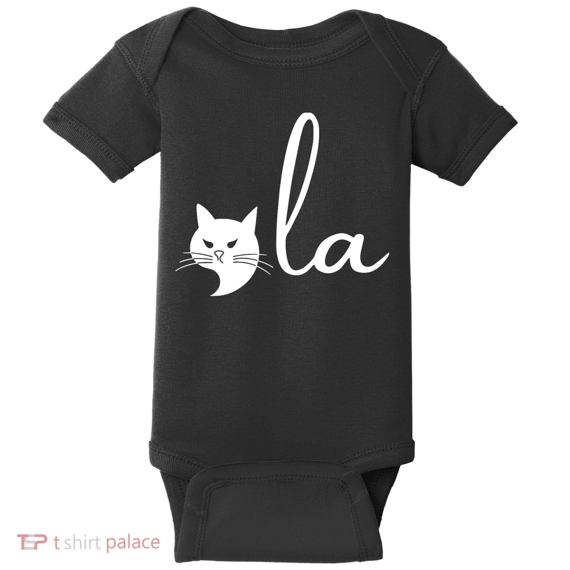 Retro Cat Comma La Kamala Harris For President 2024 Election Baby Bodysuit