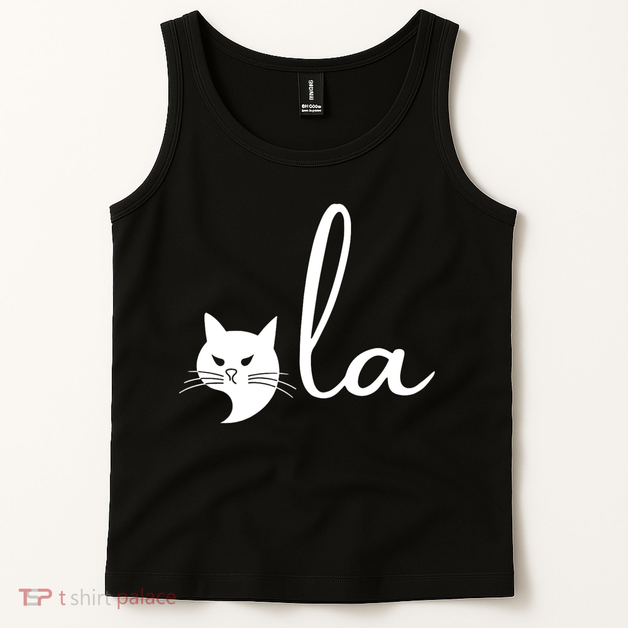 Retro Cat Comma La Kamala Harris For President 2024 Election Tank Top