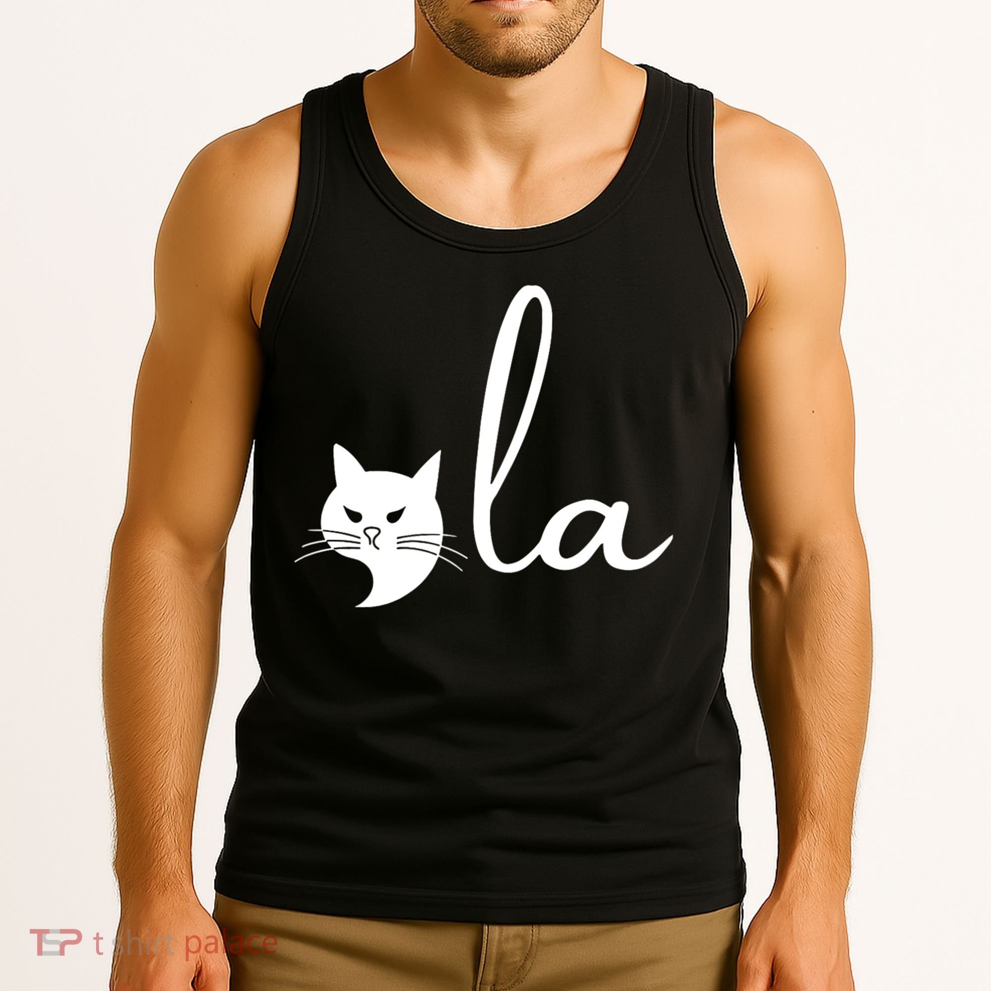 Retro Cat Comma La Kamala Harris For President 2024 Election Tank Top