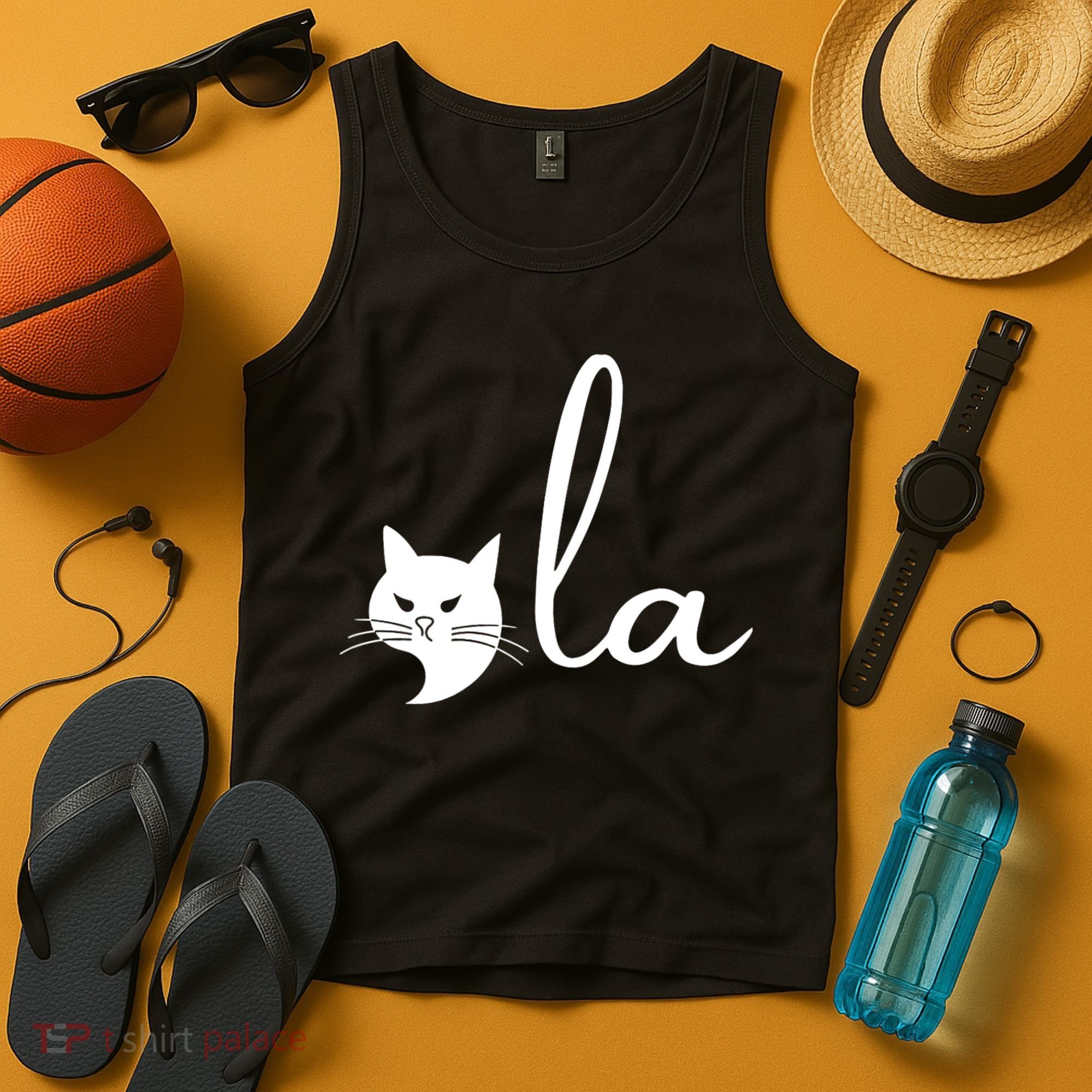Retro Cat Comma La Kamala Harris For President 2024 Election Tank Top
