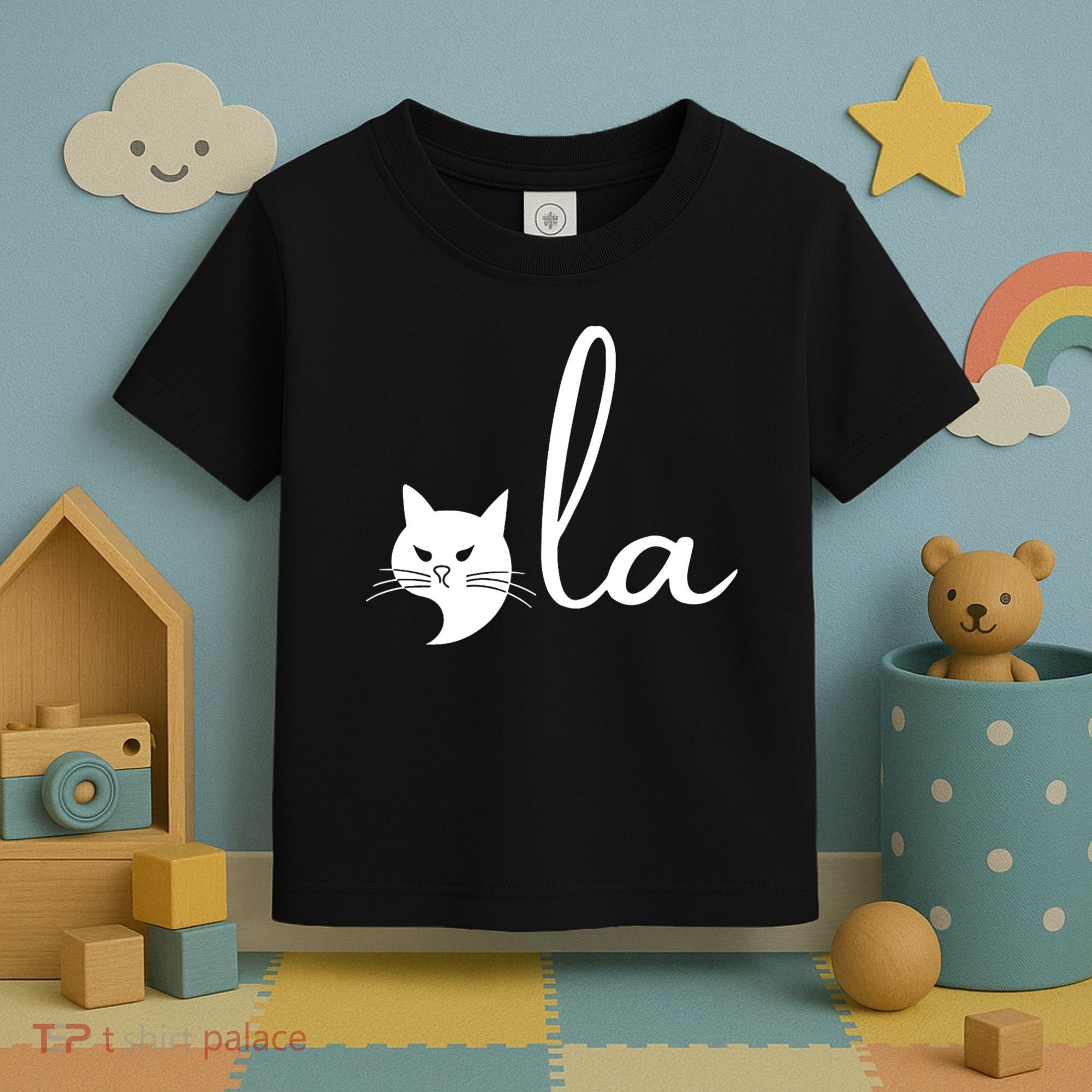 Retro Cat Comma La Kamala Harris For President 2024 Election Toddler T-Shirt