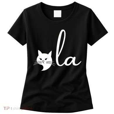 Retro Cat Comma La Kamala Harris For President 2024 Election Women's T-Shirt