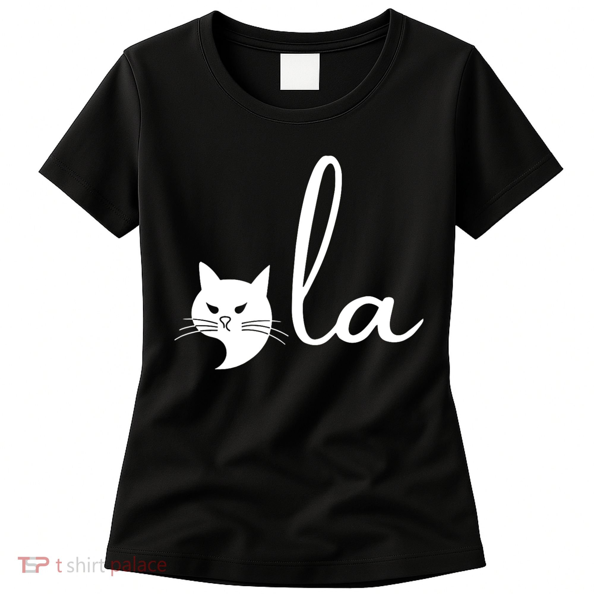 Retro Cat Comma La Kamala Harris For President 2024 Election Women's T-Shirt