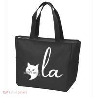 Retro Cat Comma La Kamala Harris For President 2024 Election Tote Bag thumb 3