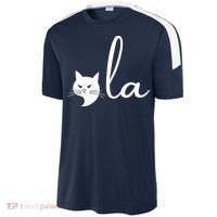 Retro Cat Comma La Kamala Harris For President 2024 Election Sport-Tek Competitor United Soccer Jersey thumb 2
