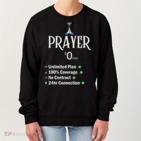 retro Christian Catholic Prayer About Jesus Women's Sweatshirt thumb 0