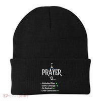 retro Christian Catholic Prayer About Jesus Beanie thumb 0