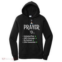 retro Christian Catholic Prayer About Jesus Women's Hoodie thumb 0