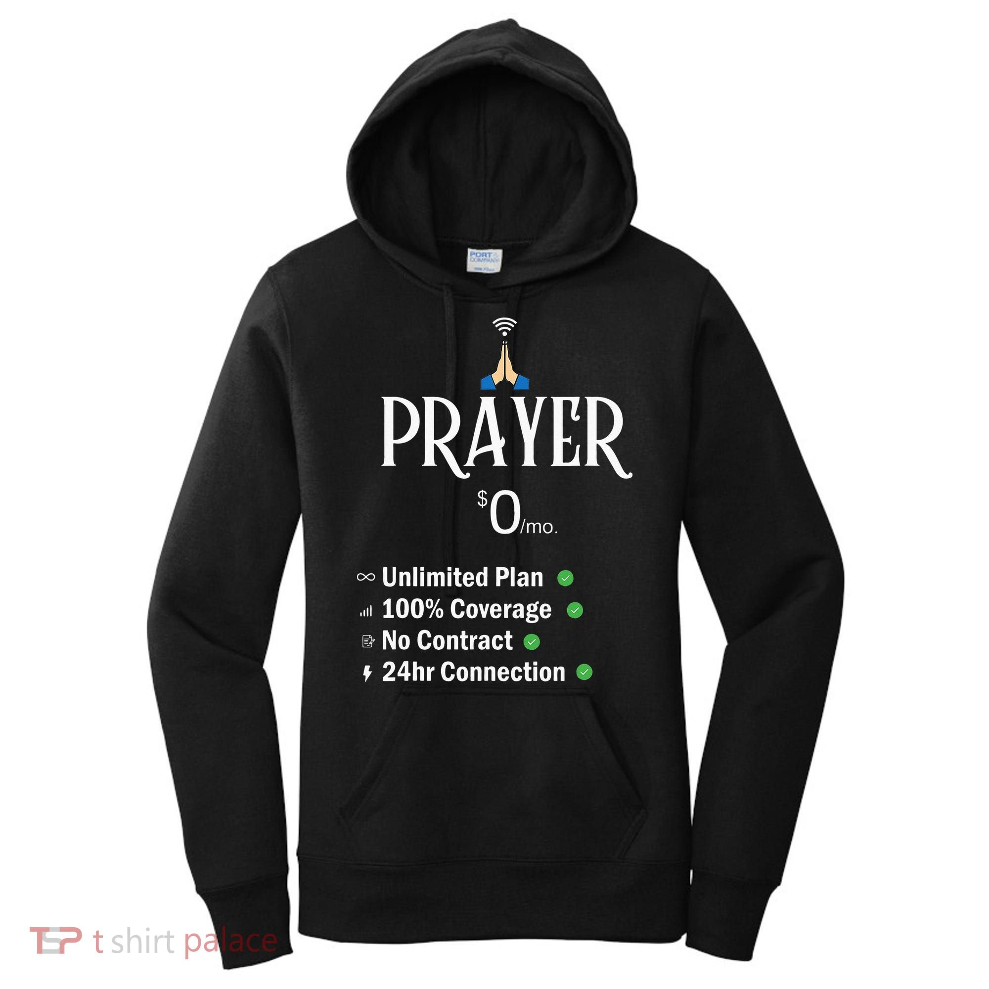 retro Christian Catholic Prayer About Jesus Women's Hoodie