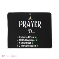 retro Christian Catholic Prayer About Jesus Mousepad thumb 0