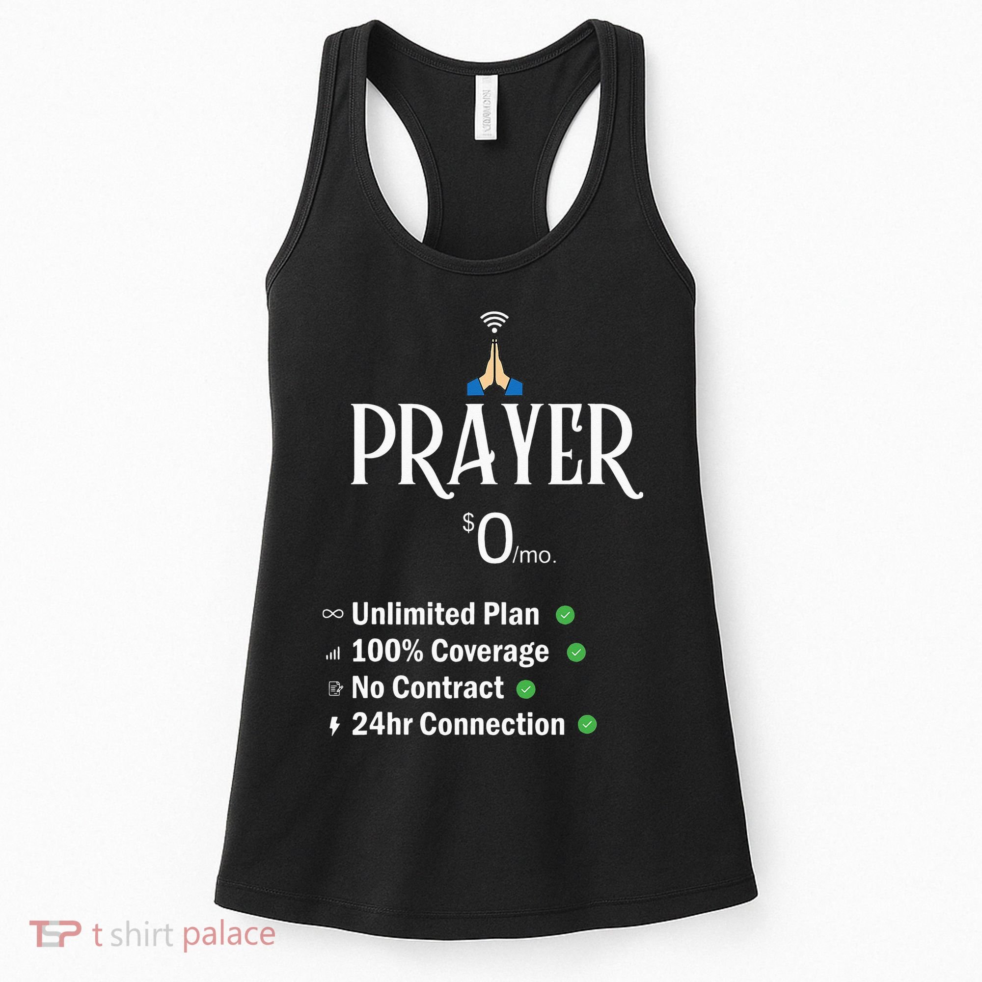 retro Christian Catholic Prayer About Jesus Women's Tank Top