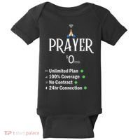 retro Christian Catholic Prayer About Jesus Baby Bodysuit thumb 0