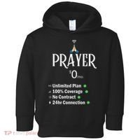retro Christian Catholic Prayer About Jesus Toddler Hoodie thumb 0