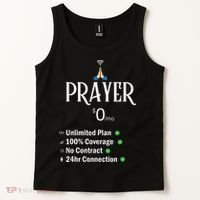 retro Christian Catholic Prayer About Jesus Tank Top thumb 2