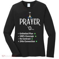 retro Christian Catholic Prayer About Jesus Women's Long Sleeve Shirt thumb 0