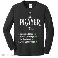 retro Christian Catholic Prayer About Jesus Kids Long Sleeve Shirt thumb 0