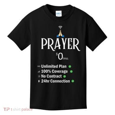 retro Christian Catholic Prayer About Jesus Kids T-Shirt