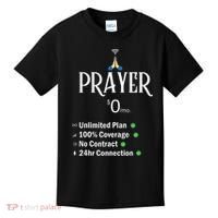 retro Christian Catholic Prayer About Jesus Kids T-Shirt thumb 0