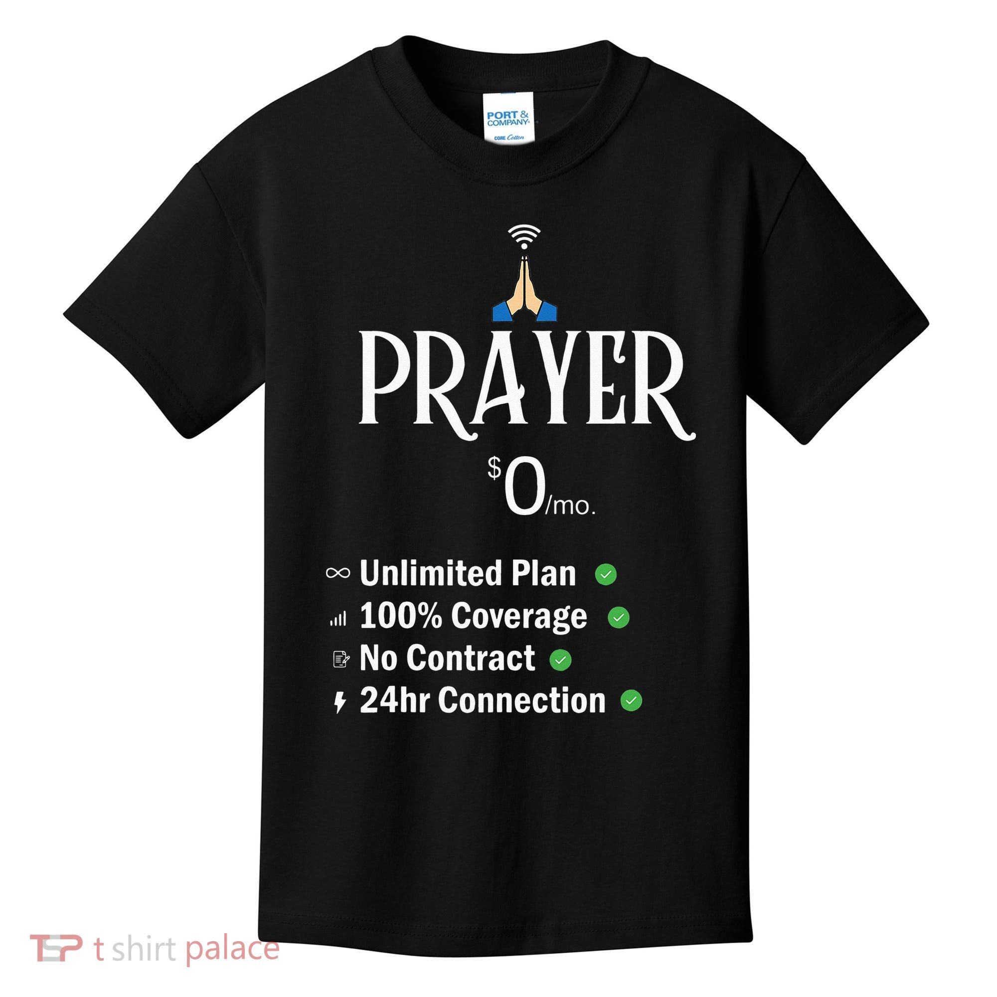 retro Christian Catholic Prayer About Jesus Kids T-Shirt